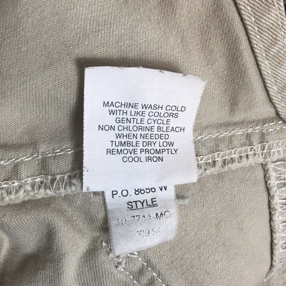 Jordache Vintage Bib Overalls Womens Large Carpenter Cargo Streetwear Beige Y2K - Picture 14 of 14